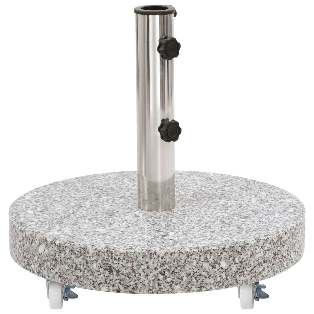 Parasol Base Granite 30 kg Round Grey - anydaydirect