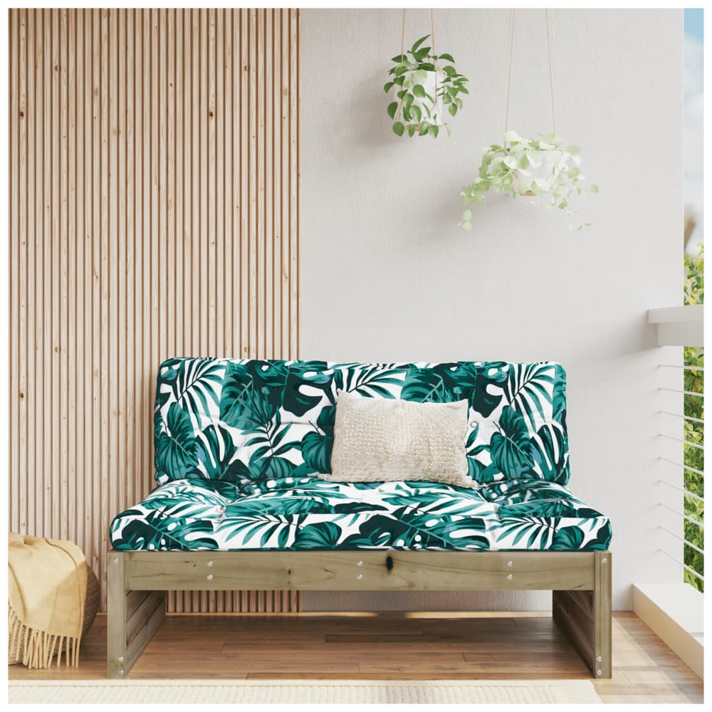 vidaXL Middle Sofa 120x80 cm Impregnated Wood Pine - anydaydirect
