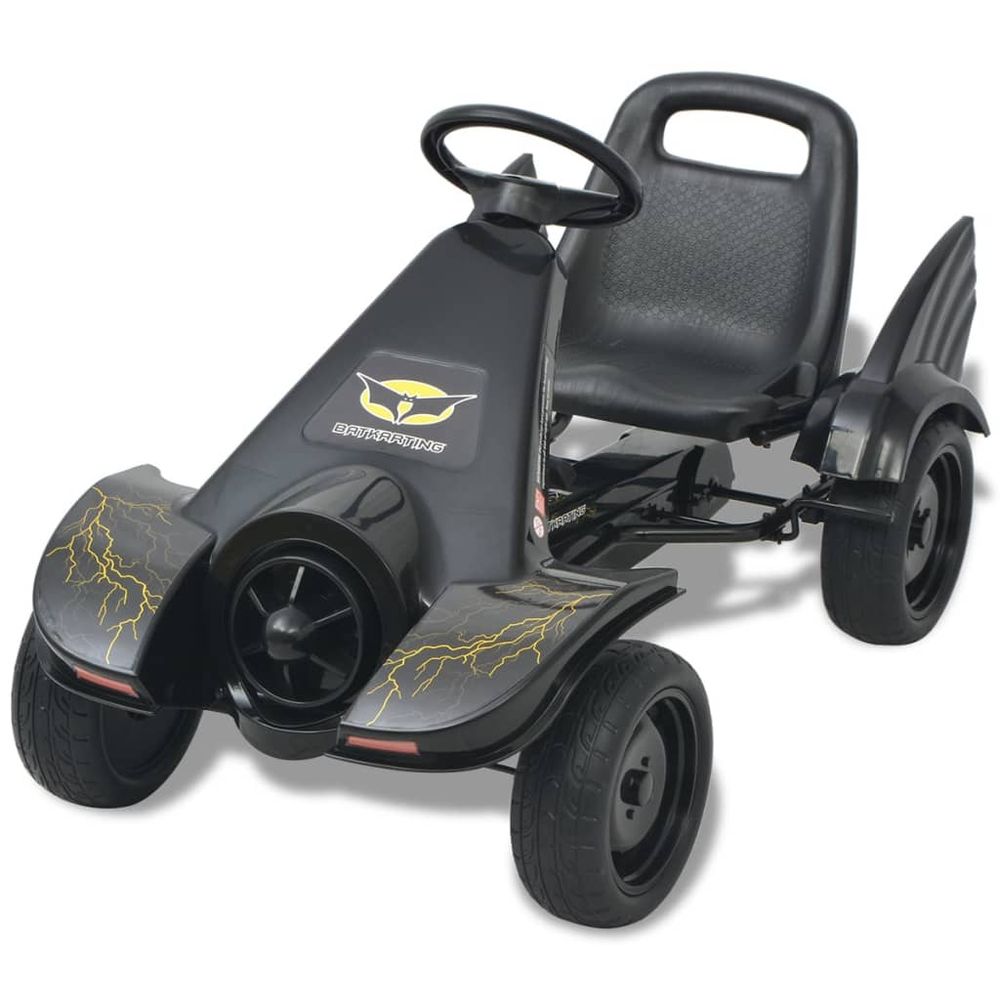 Pedal Go Kart with Adjustable Seat Black - anydaydirect