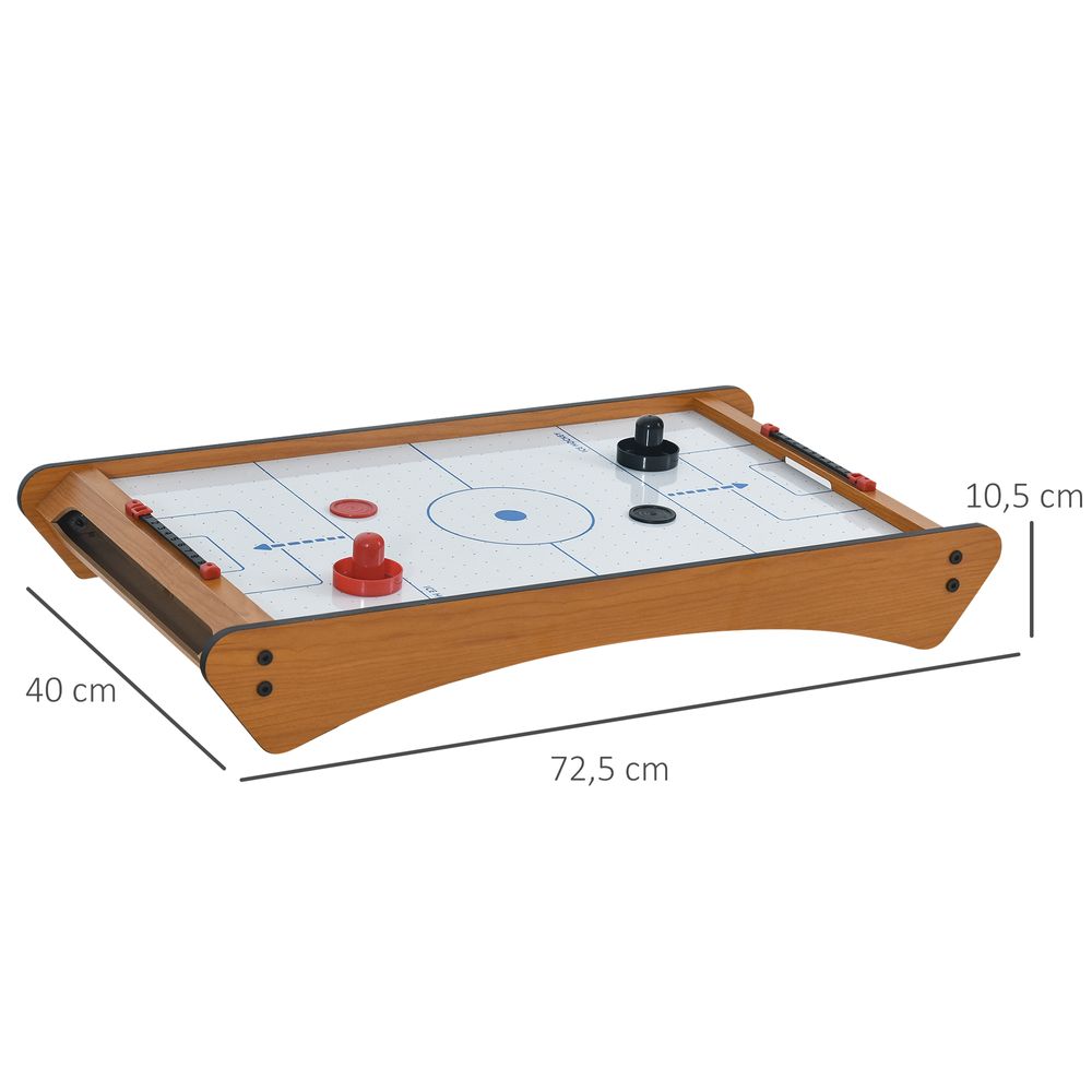 Mini Air Hockey Tabletop Game w/ 2 Pucks Pushers Fan Scoreboard  HOMCOM - anydaydirect