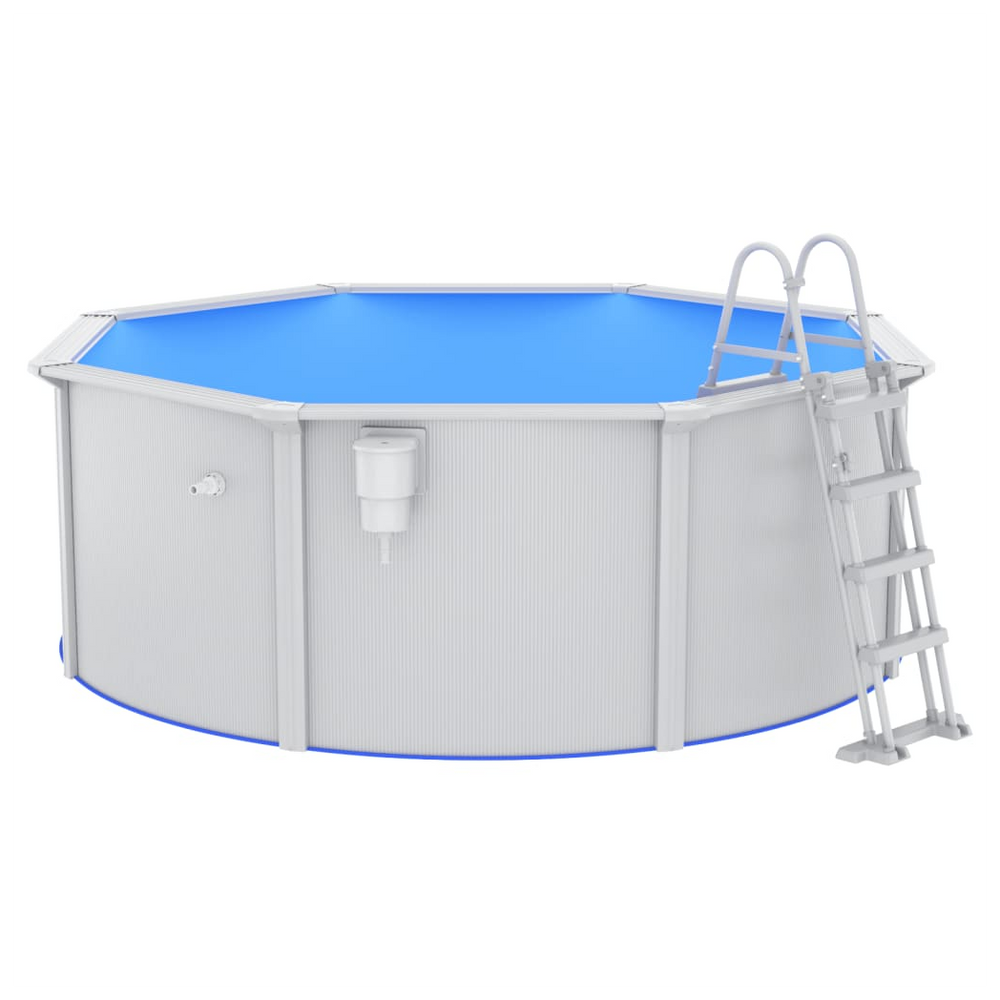 Swimming Pool with Safety Ladder 360x120 cm - anydaydirect