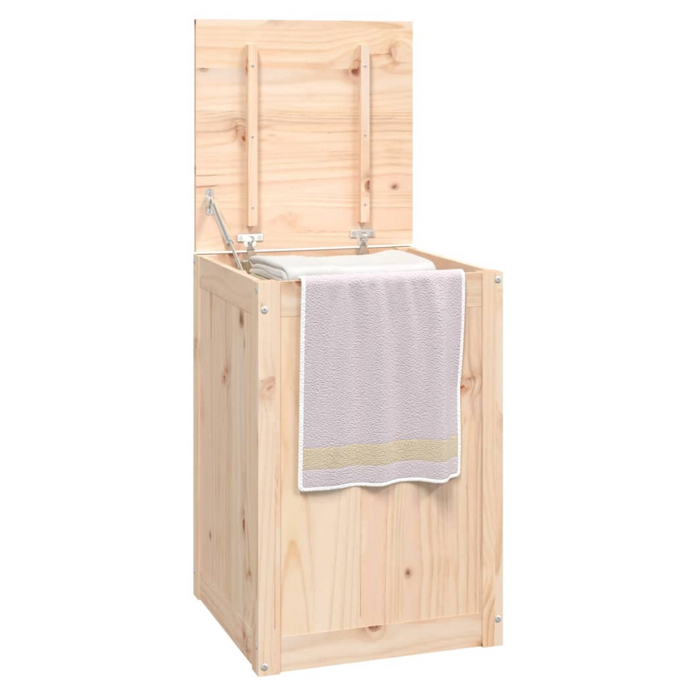 Laundry Box 44x44x66 cm Solid Wood Pine - anydaydirect