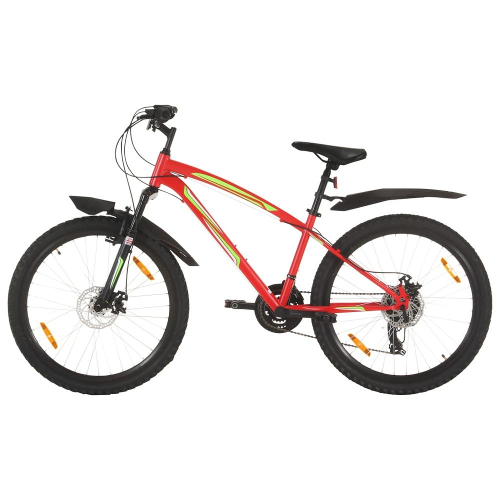 Mountain Bike 21 Speed 26 inch Wheel 42 cm Red - anydaydirect