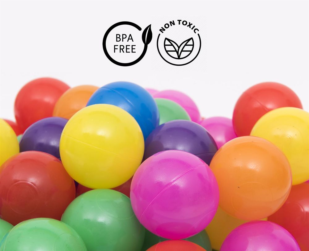 Ball Pit Balls Multicolour 500 pcs - anydaydirect