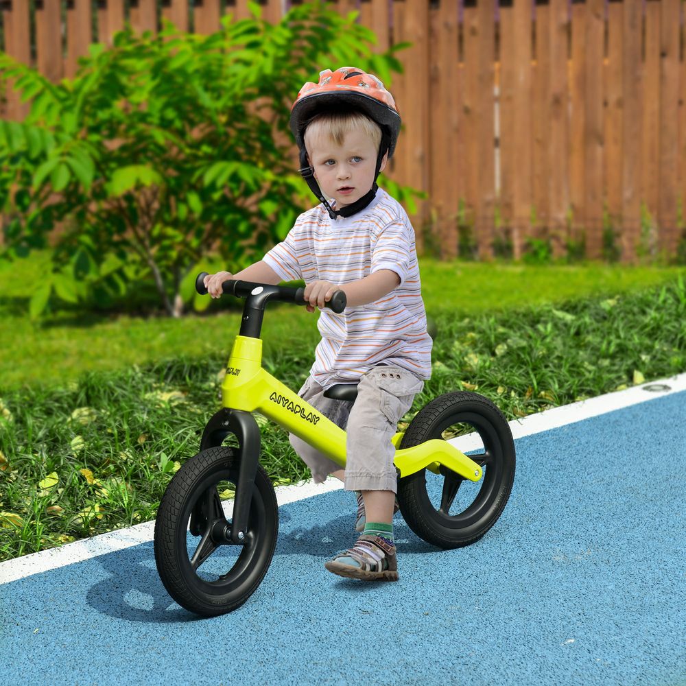 Baby Balance Bike, Training Bike w/ Adjustable Seat and Handlebar - Green - anydaydirect