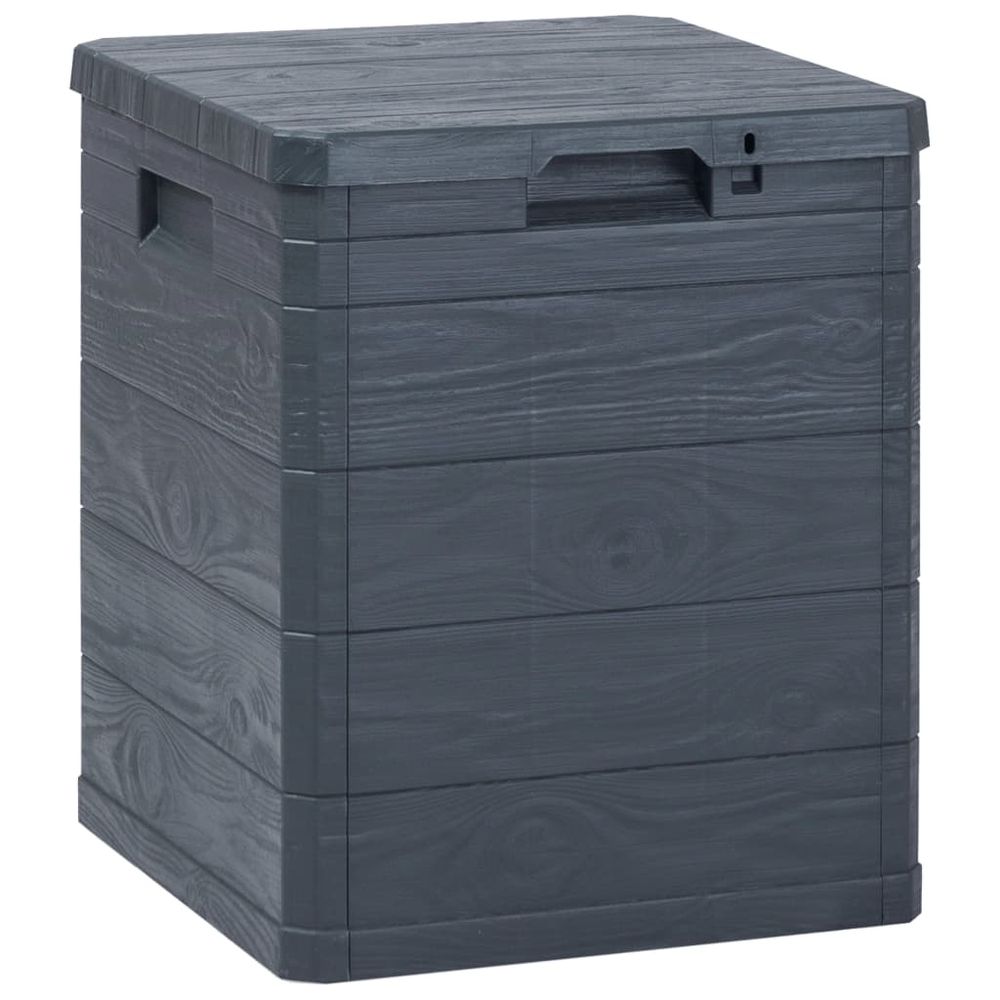 Garden Storage Box 90 L Anthracite - anydaydirect