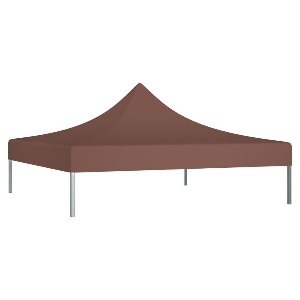 vidaXL Party Tent Roof 2x2 m Brown 270 g/m² - anydaydirect