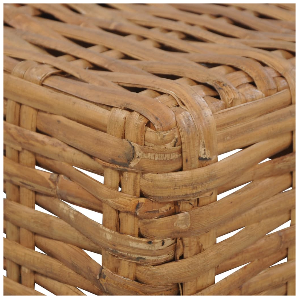 Coffee Table 47x47x28 cm Natural Rattan - anydaydirect