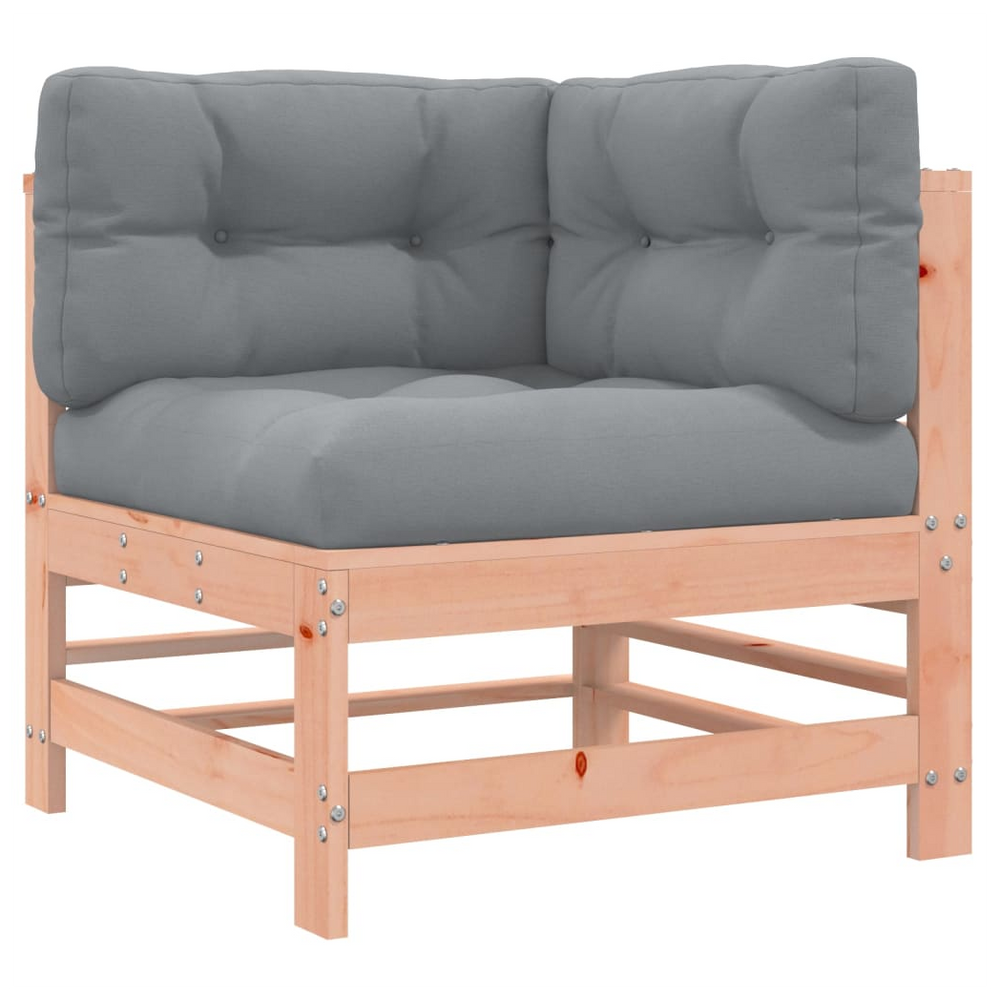 vidaXL Corner Sofas with Cushions 2 pcs Solid Wood Douglas - anydaydirect