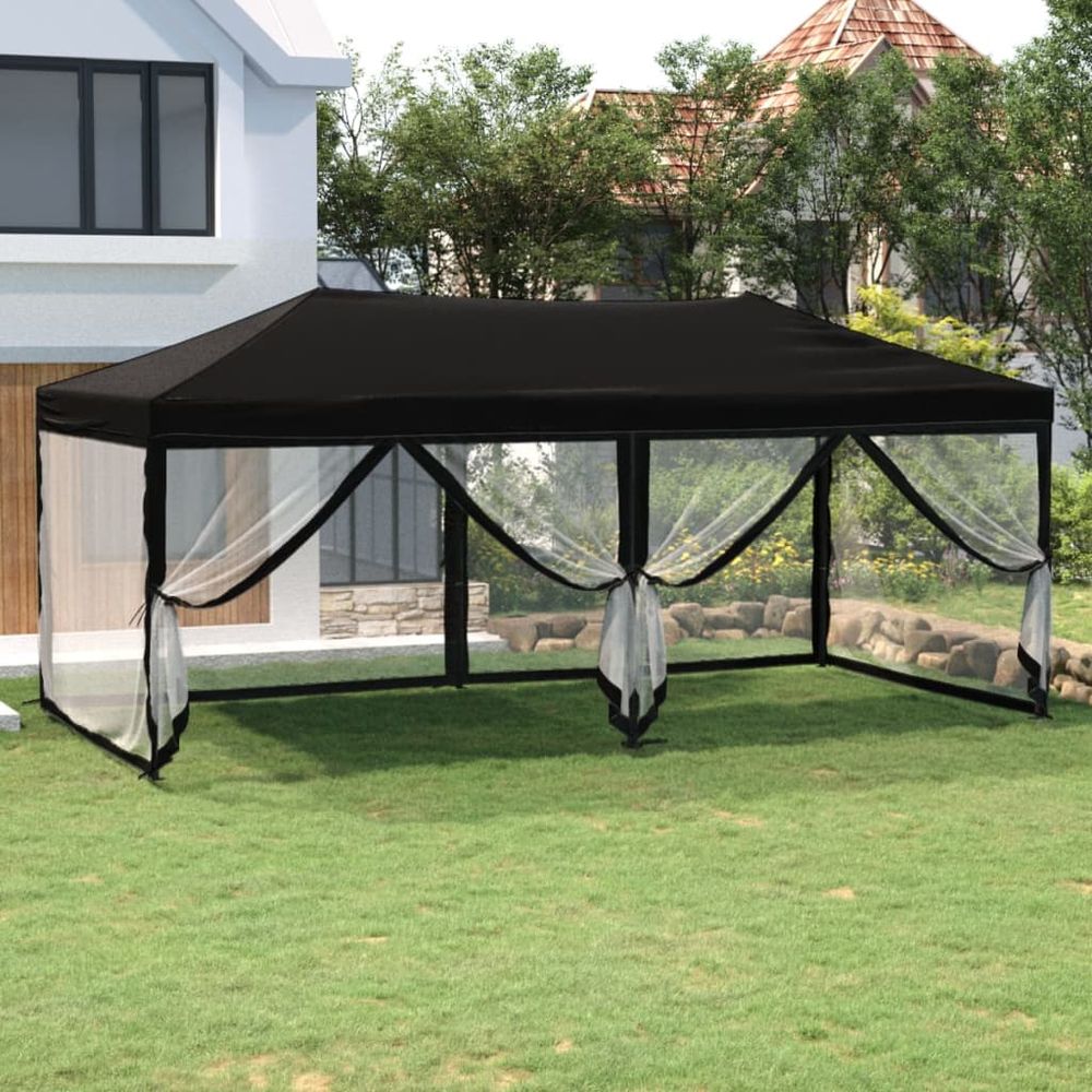 Folding Party Tent with Sidewalls 2x2 m to 3 x 6 m - anydaydirect