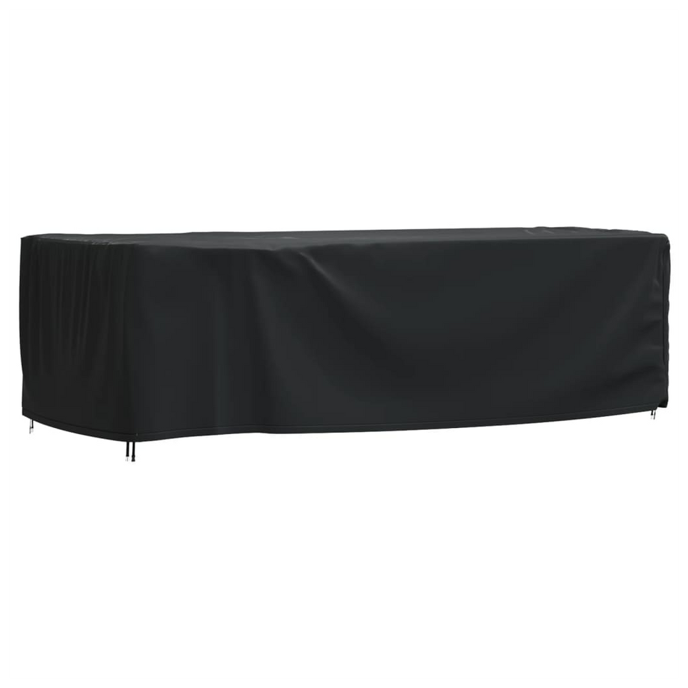 vidaXL Garden Furniture Cover Black 300x140x90 cm Waterproof 420D - anydaydirect