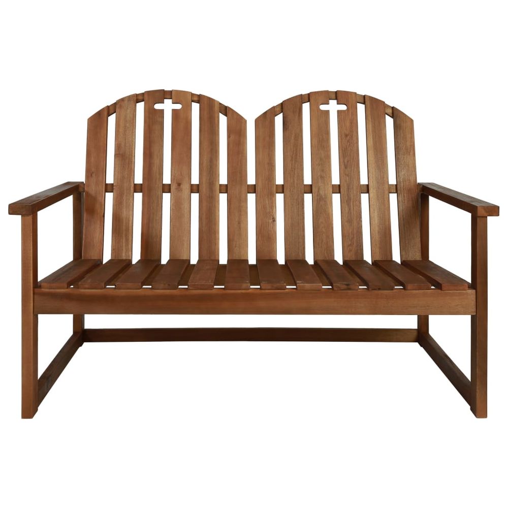 Garden Bench 110 cm Solid Acacia Wood - anydaydirect