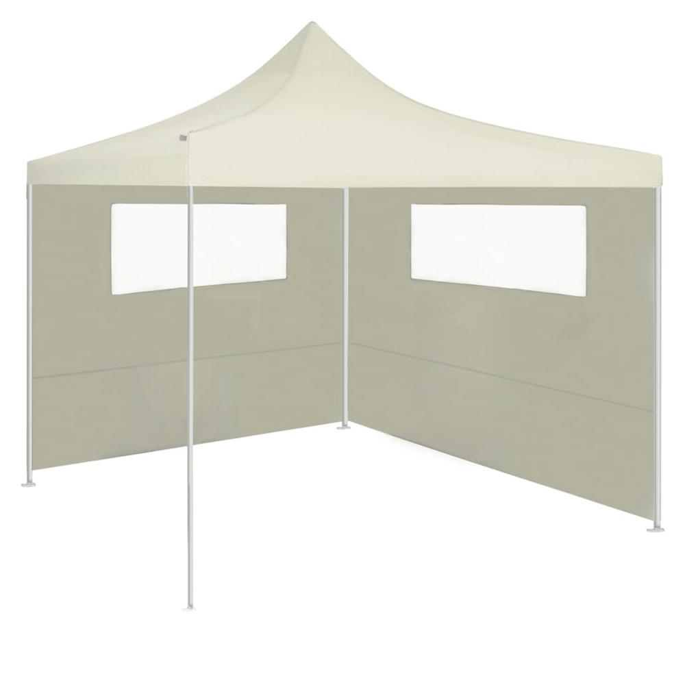 Gazebo Sidewall with Windows 6x2 m Cream - anydaydirect