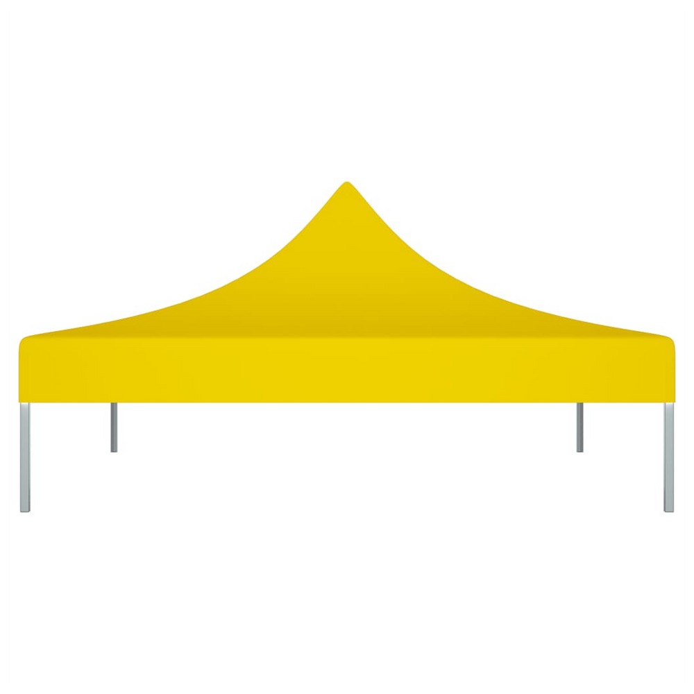 vidaXL Party Tent Roof 2x2 m Yellow 270 g/m² - anydaydirect