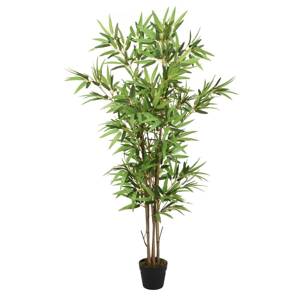 vidaXL Artificial Bamboo Tree 552 Leaves 120 cm Green - anydaydirect