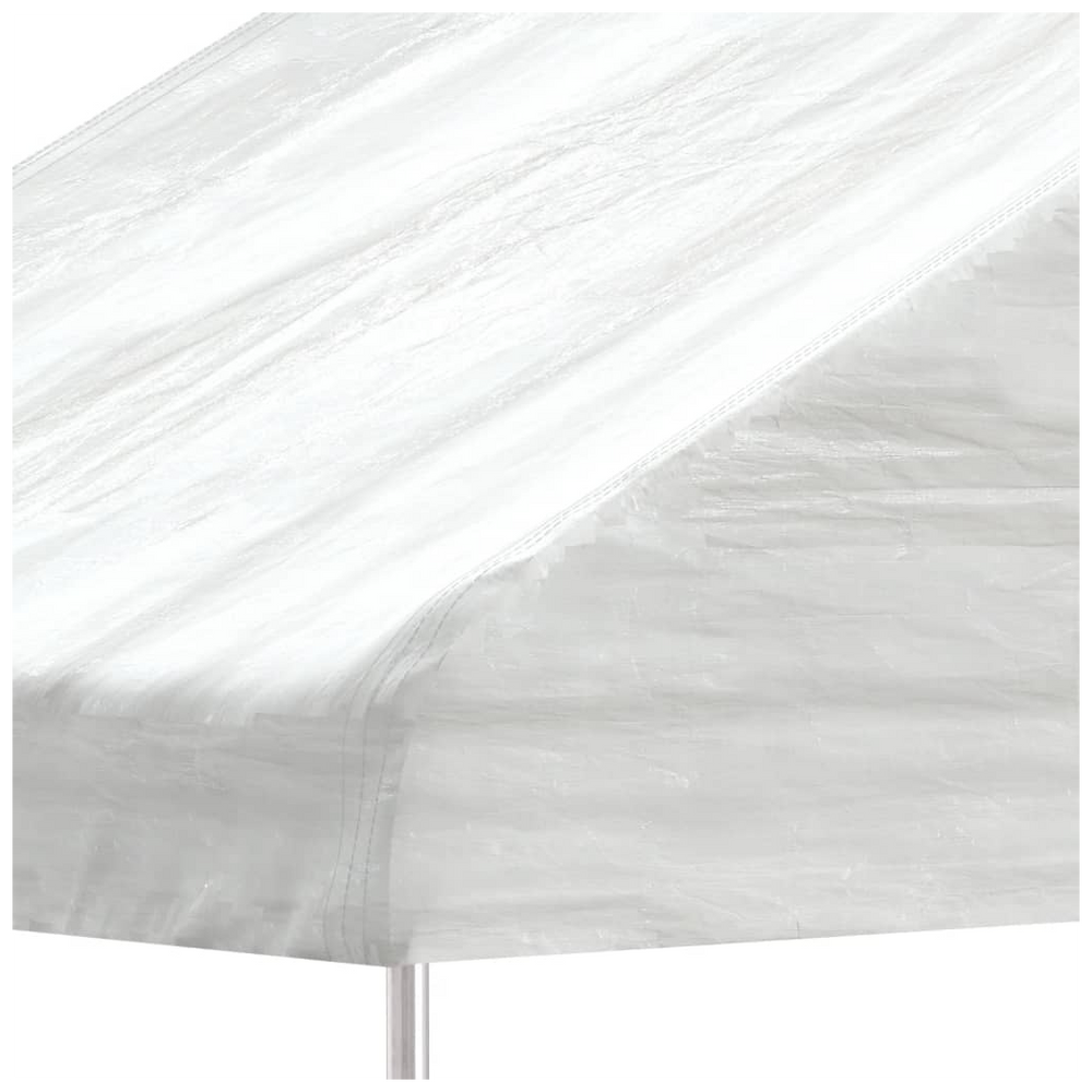 vidaXL Gazebo with Roof White 20.07x2.28x2.69 m Polyethylene - anydaydirect