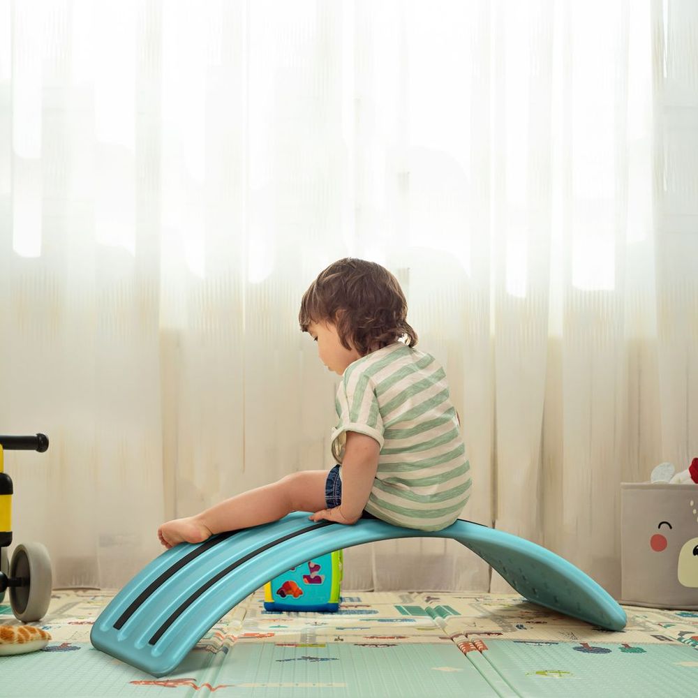 ZONEKIZ Balance Board, Kids Wobble board, Montessori Nursery Toy for 3-6 Years - anydaydirect