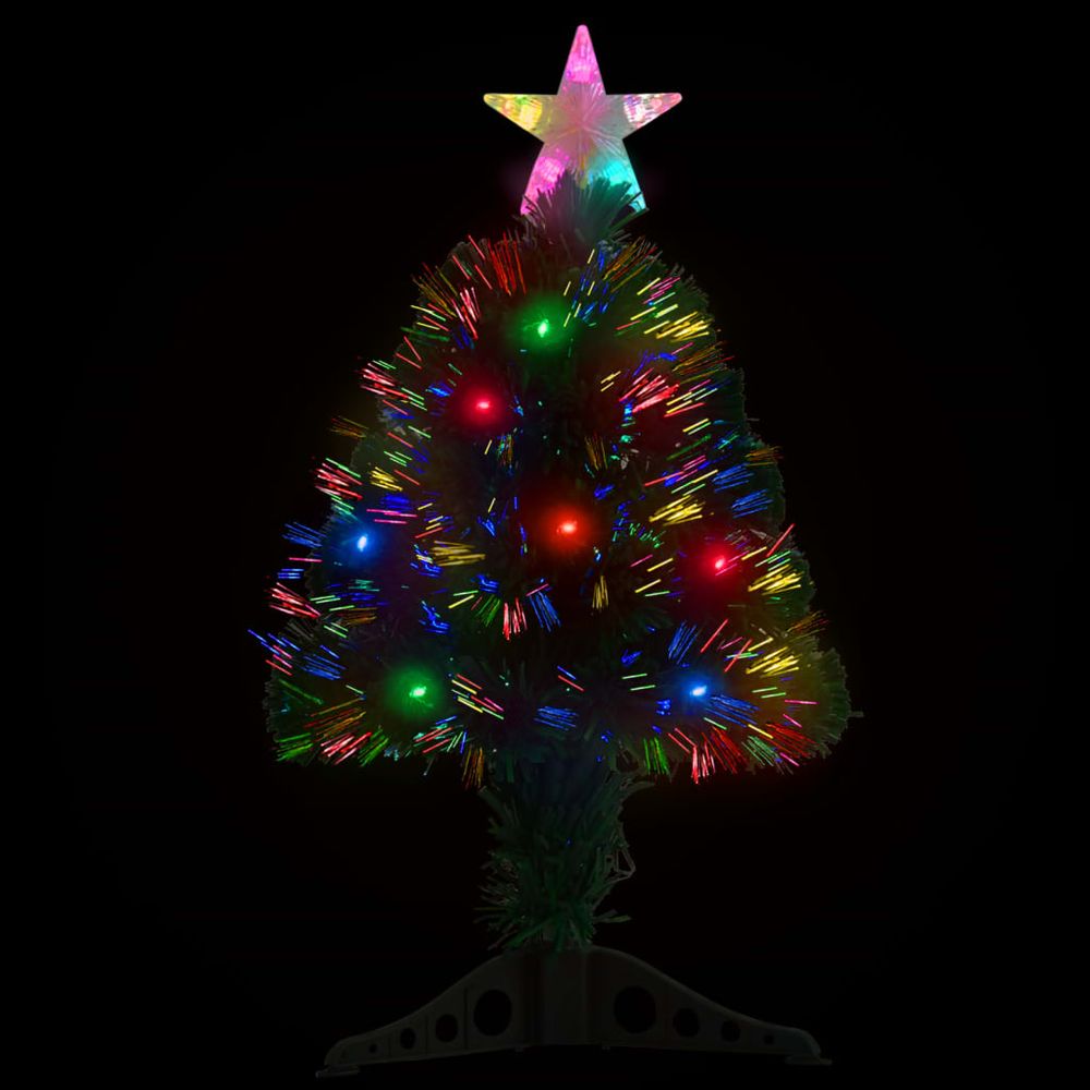 Artificial Christmas Tree with Stand/LED 64 cm Fibre Optic - anydaydirect