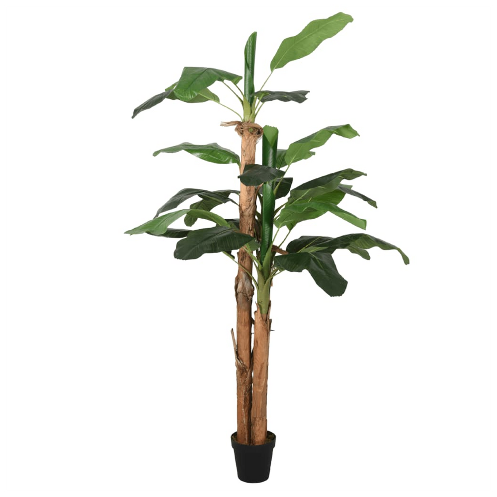 vidaXL Artificial Banana Tree 19 Leaves 180 cm Green - anydaydirect