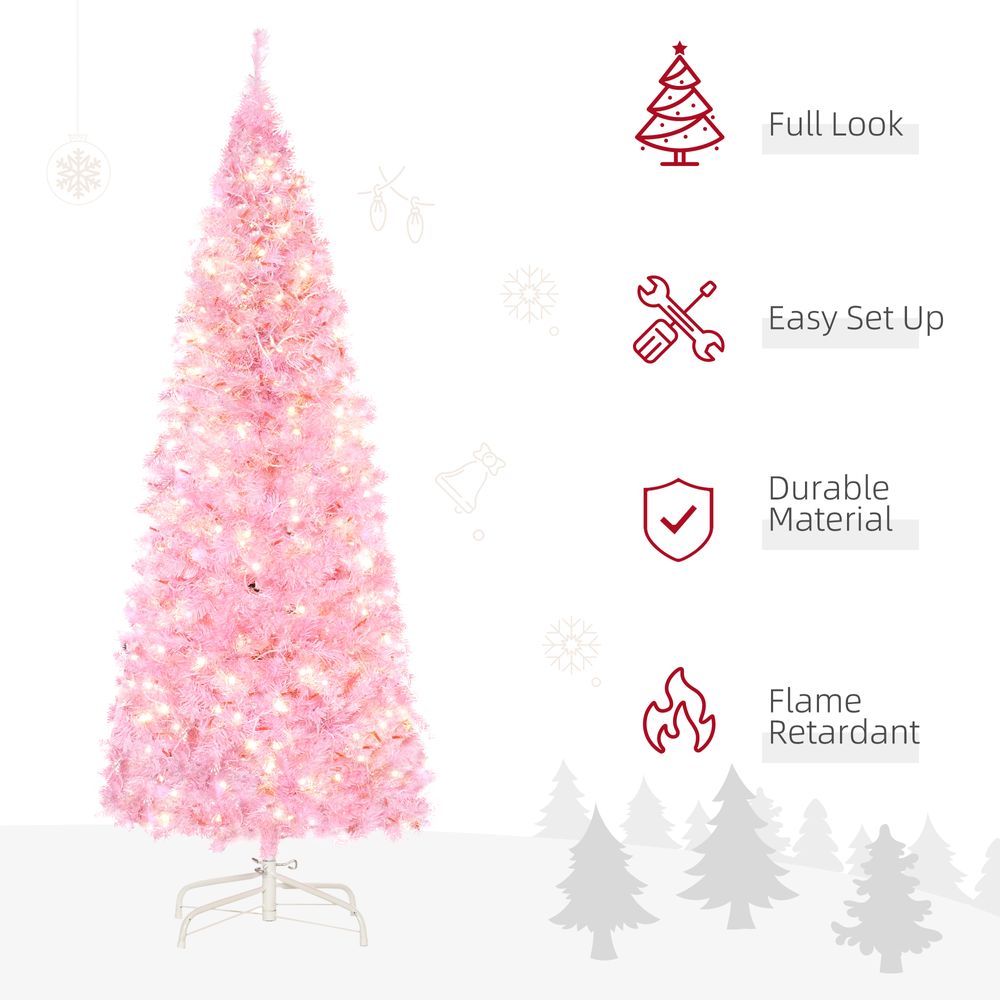 5FT Prelit Artificial Christmas Tree Holiday Home Decor  250 LED Light HOMCOM - anydaydirect