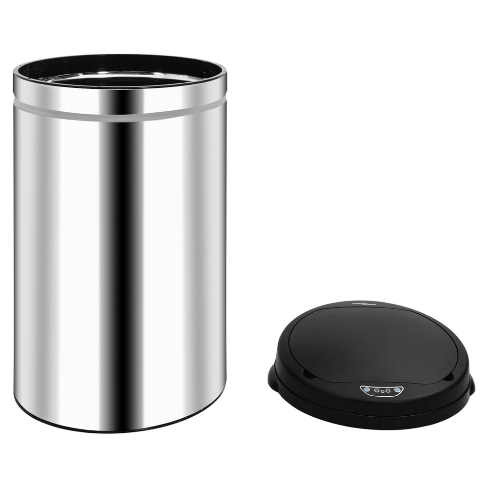 Automatic Sensor Dustbin 40 L Stainless Steel - anydaydirect