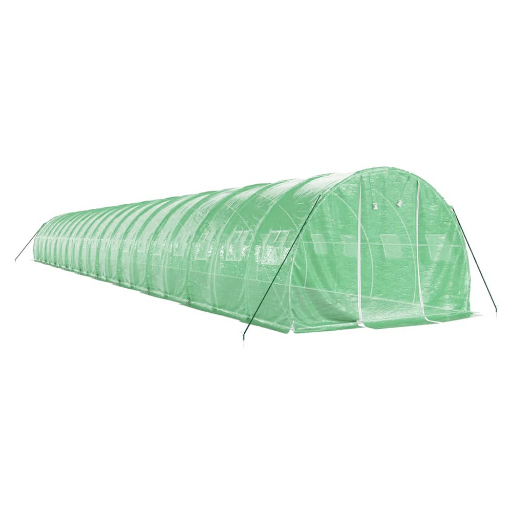 vidaXL Greenhouse with Steel Frame Green 60 m² 20x3x2 m - anydaydirect