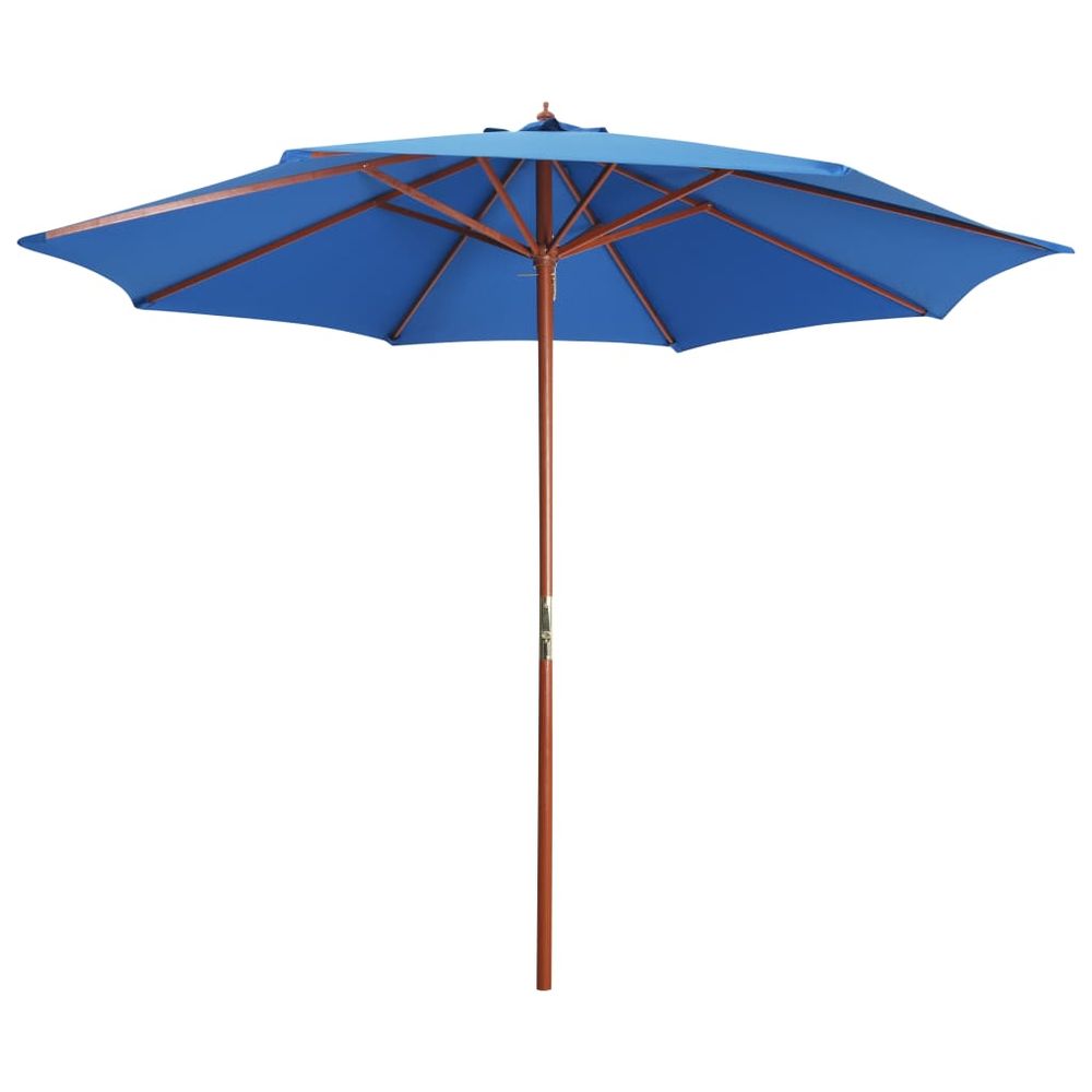 Parasol with Wooden Pole 300x258 cm - anydaydirect