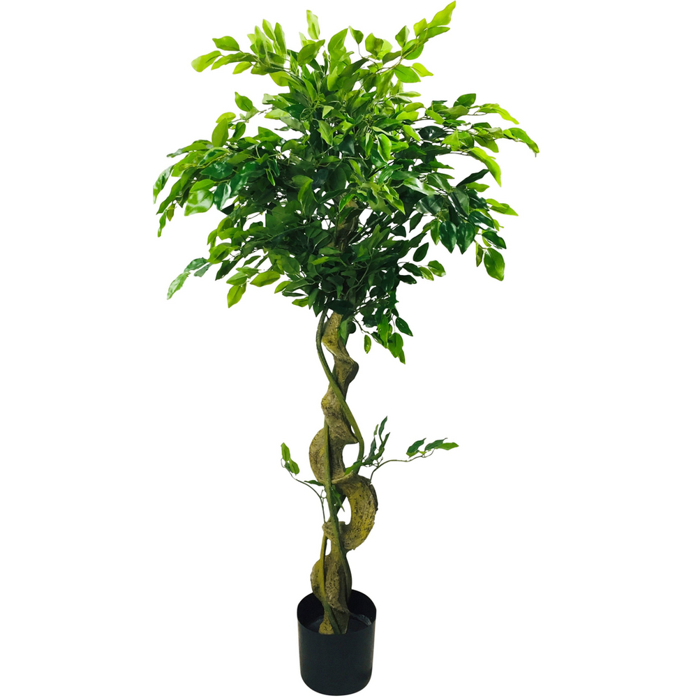 Artificial Ficus Tree With Twisted Trunk 137cm - anydaydirect