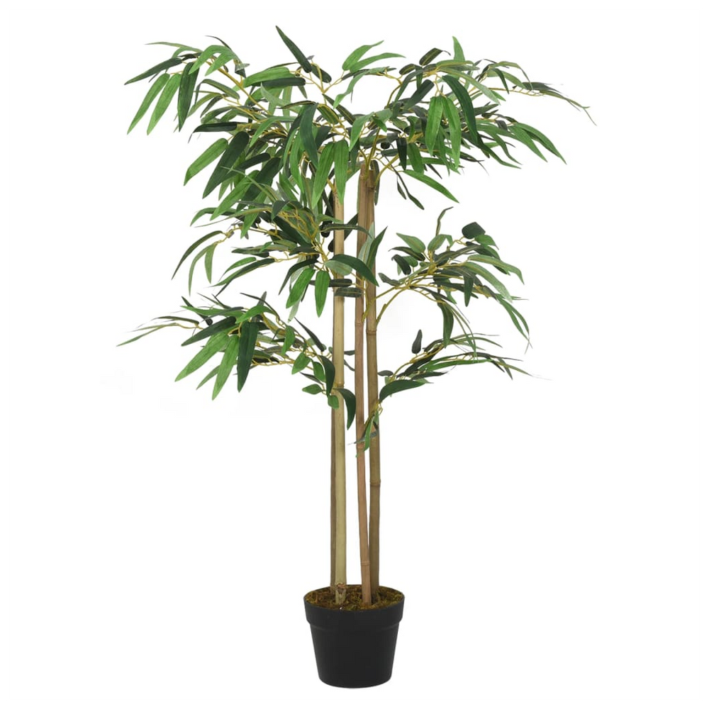 vidaXL Artificial Bamboo Tree 760 Leaves 120 cm Green - anydaydirect