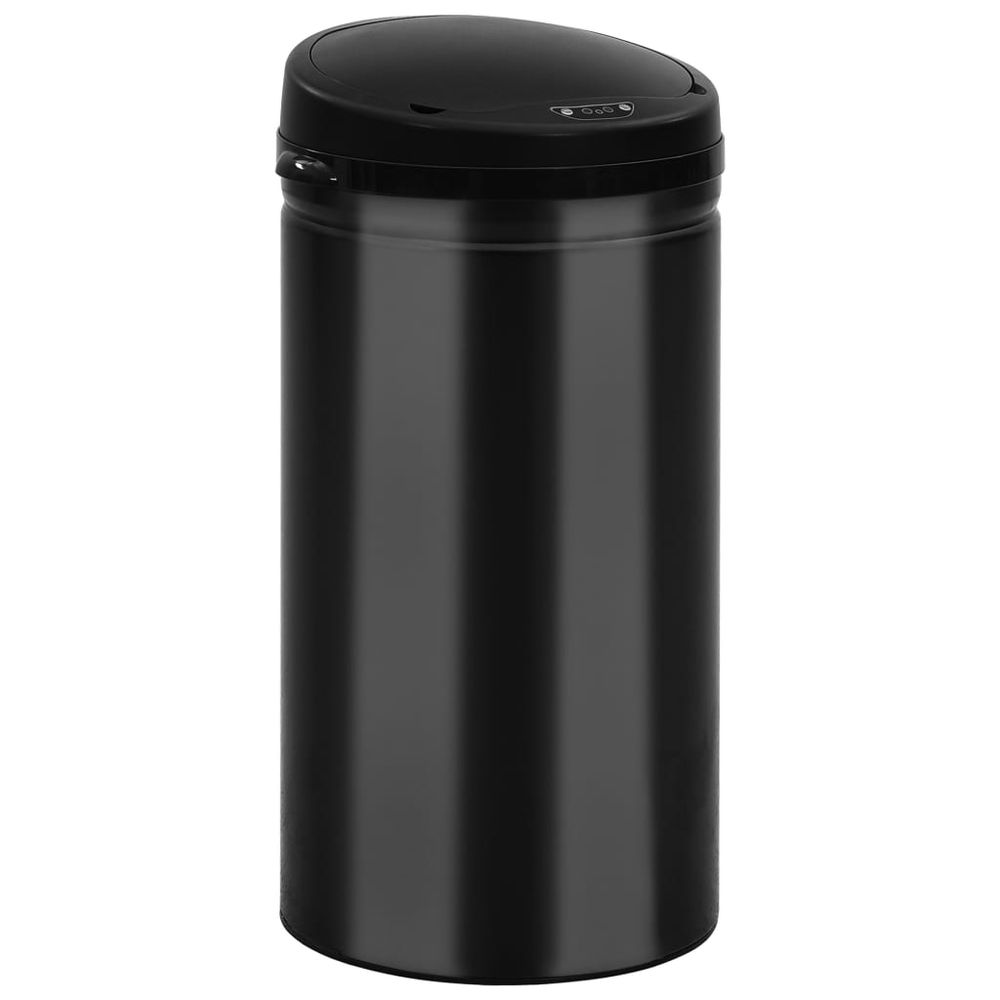 Automatic Sensor Dustbin 50 L Carbon Steel Black - anydaydirect