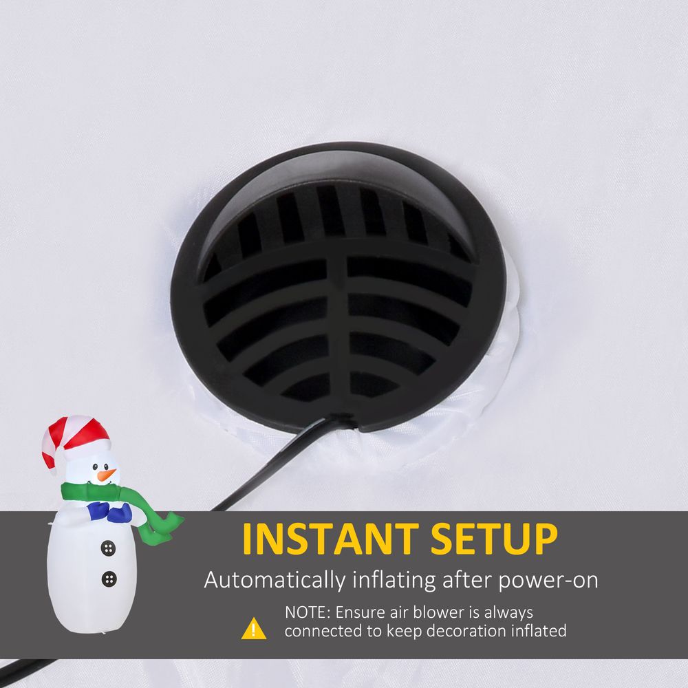 4ft Inflatable Standing Christmas Deco Large Waterproof Snowman LED Inflator - anydaydirect