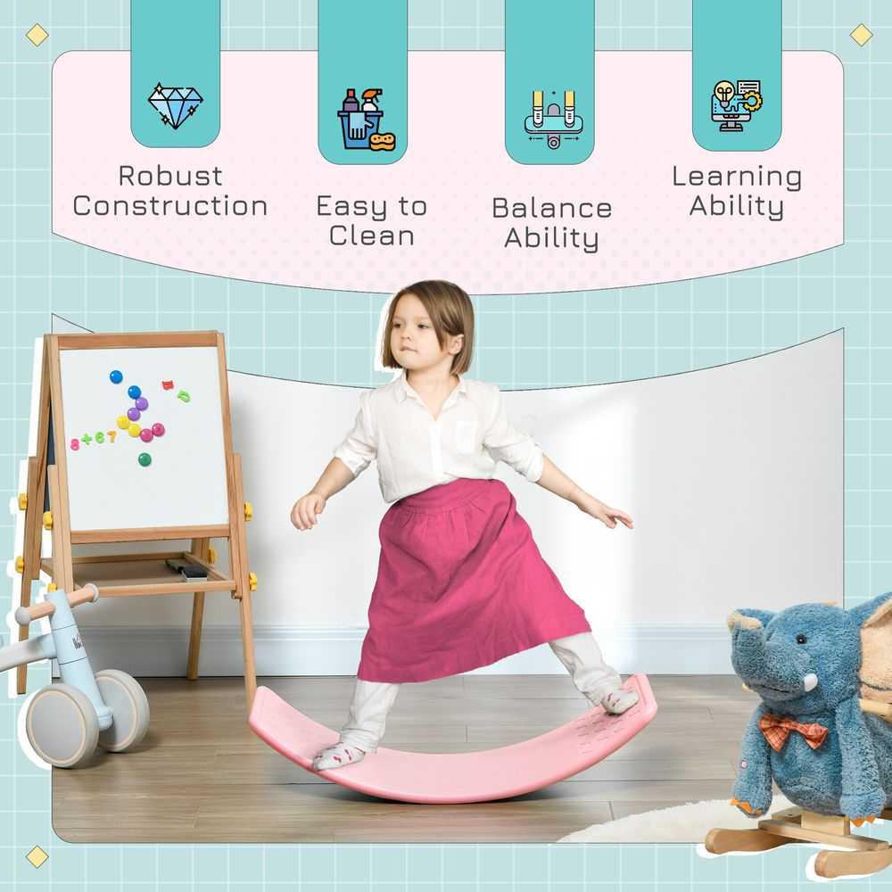 Balance Board, Kids Wobble Board Stepping Stone, Montessori Toy for 3-6 Years - anydaydirect