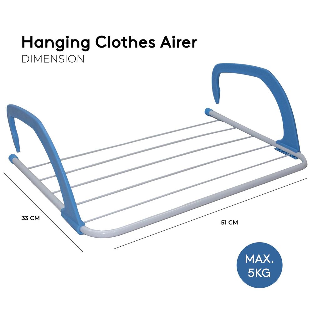 Radiator Airer Laundry Dryer Clothing Grey 3 Pack - anydaydirect