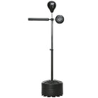 SPORTNOW Adjustable Speed Bag, Boxing Bag with Stand, Reflex Bar, Black - anydaydirect