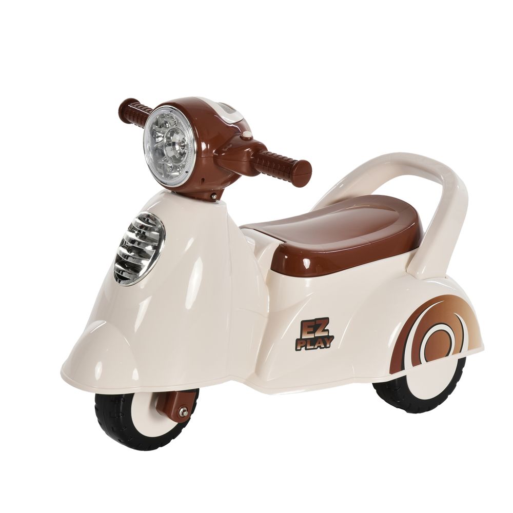 Baby Ride-On Car Pusher Stroller Storage Lights Horn Music 3 Wheels  HOMCOM - anydaydirect