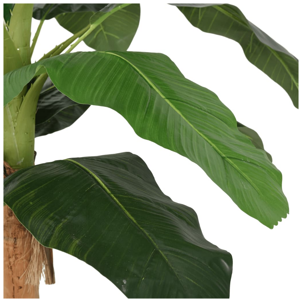 vidaXL Artificial Banana Tree 9 Leaves 120 cm Green - anydaydirect