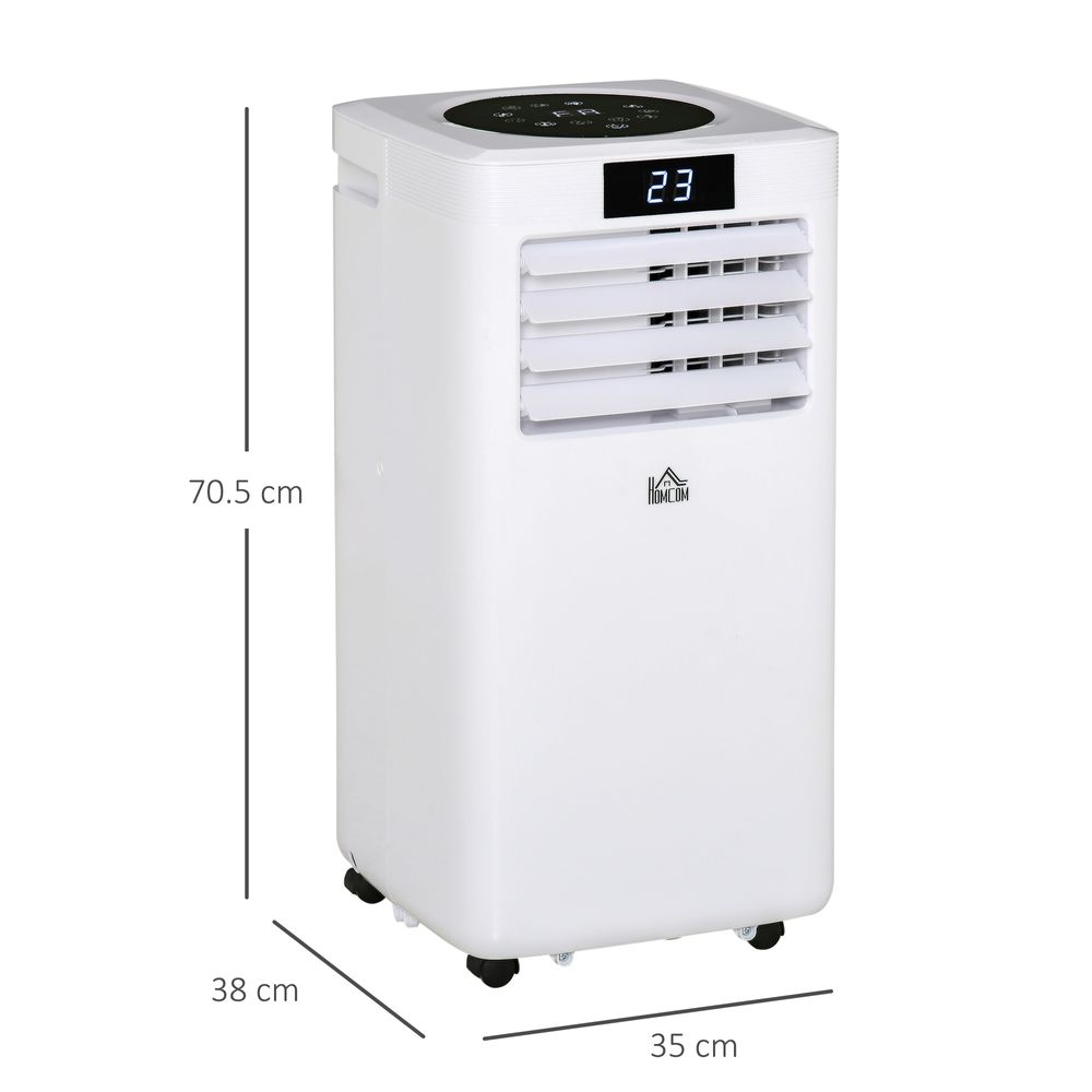 7000 BTU Air Conditioner Portable AC Unit with Remote, for Bedroom HOMCOM - anydaydirect