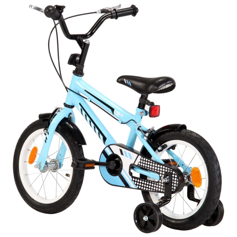 Kids Bike 12 inch Black and Blue - anydaydirect