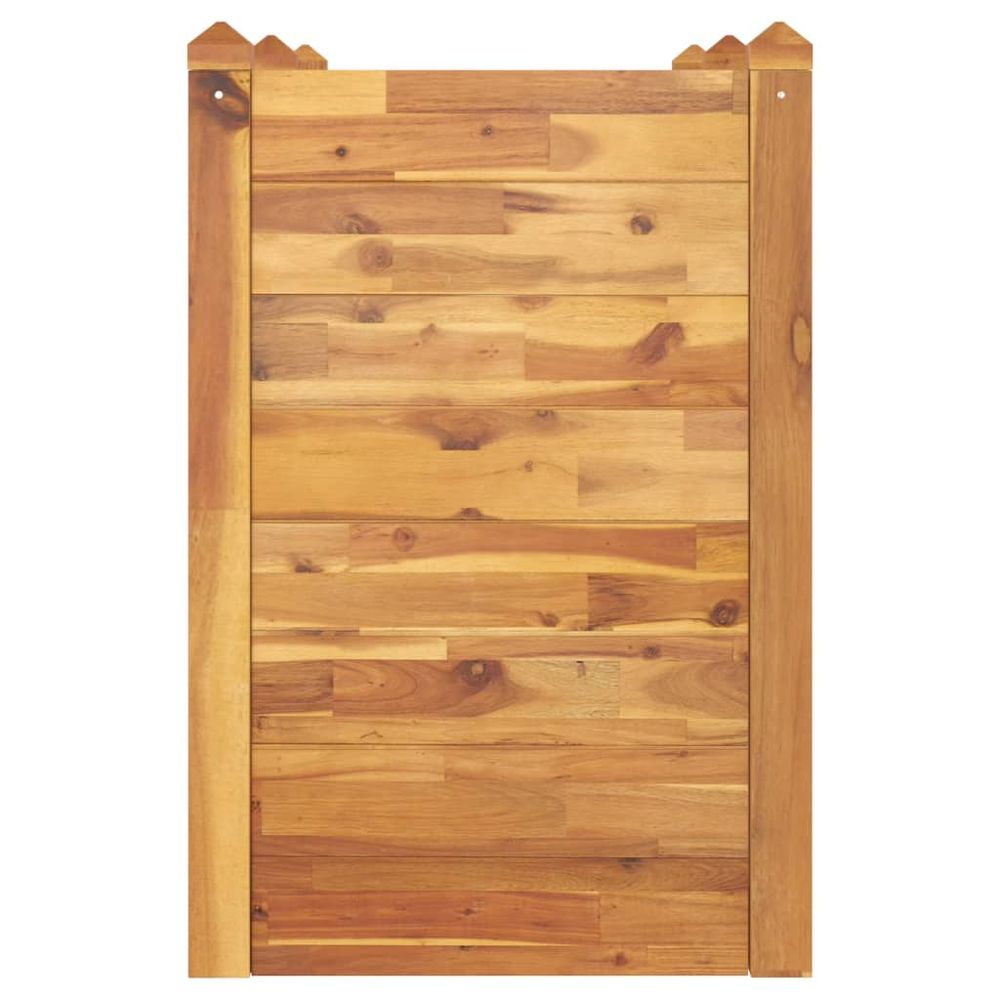 Garden Raised Bed 160x60x84 cm Solid Wood Acacia - anydaydirect
