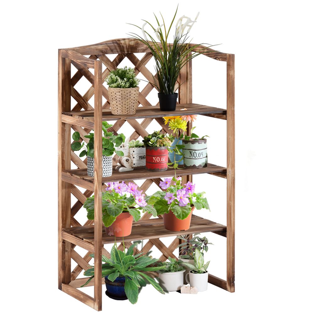 Outsunny 3-Tier Flower Stand, 120H cm - anydaydirect
