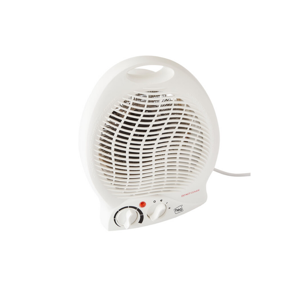 Neo White Portable Heater Electric Fan 2000W - anydaydirect