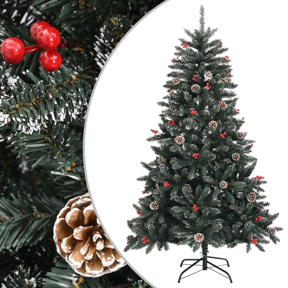 Artificial Christmas Tree with Stand Green 120 cm PVC - anydaydirect