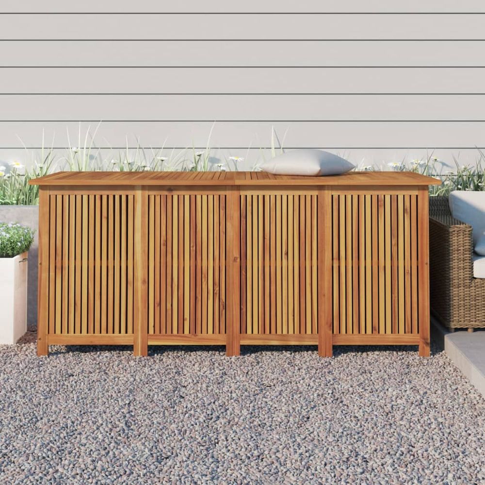 vidaXL Garden Storage Box 175x80x75 cm Solid Wood Acacia - anydaydirect