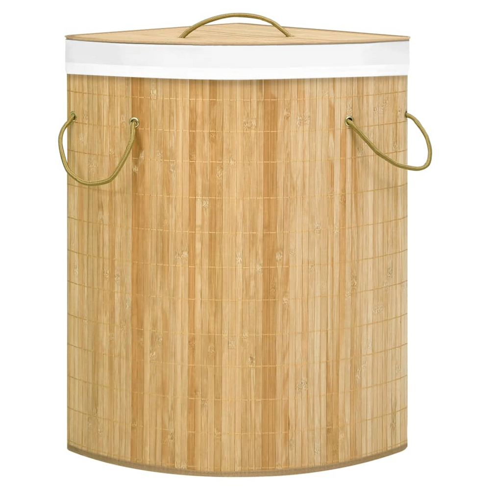 Bamboo Corner Laundry Basket 60 L - anydaydirect