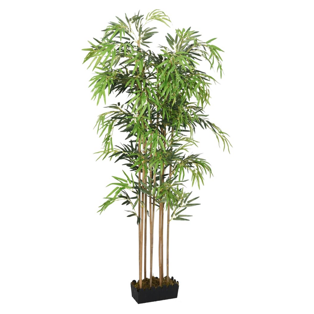 vidaXL Artificial Bamboo Tree 500 Leaves 80 cm Green - anydaydirect