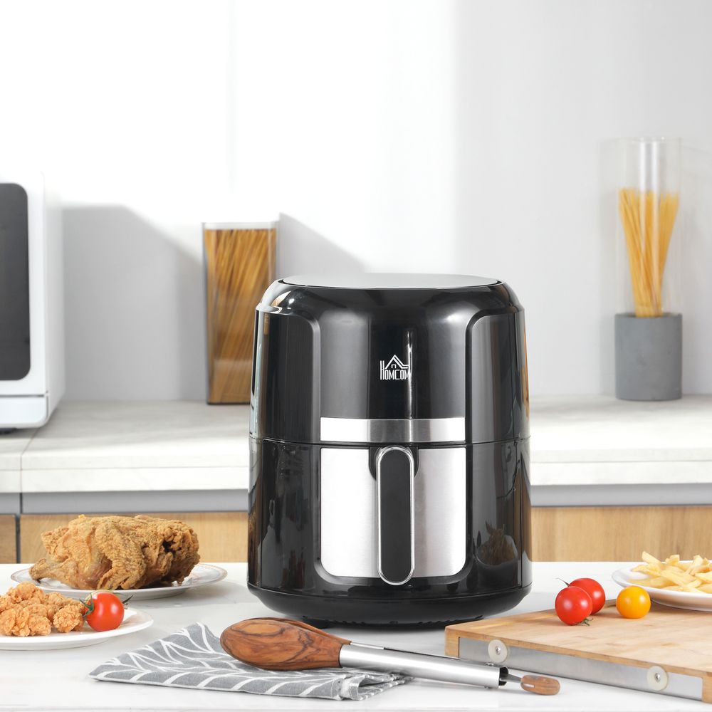 Air Fryer 1300W 4L with Rapid Air Circulation Timer and Nonstick Basket - anydaydirect