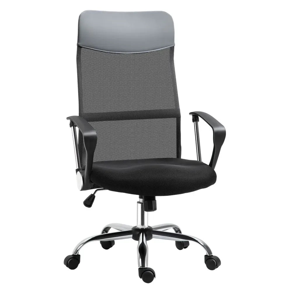 Executive Office Chair High Back Mesh Chair Seat Office Desk Chairs, Black - anydaydirect