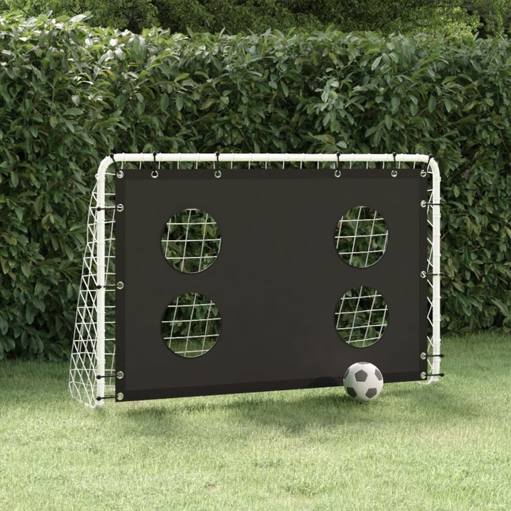 Soccer Goal Training Net Steel 184x61x122 cm - anydaydirect