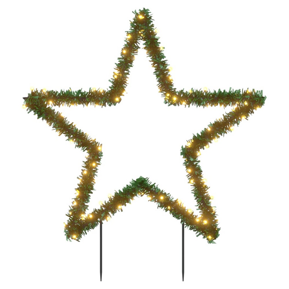 vidaXL Christmas Light Decoration with Spikes Star 115 LEDs 85 cm - anydaydirect