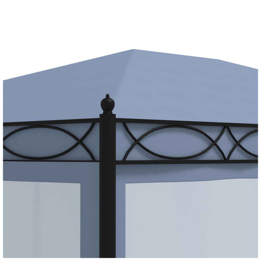 Gazebo with Mesh Screens 3x4 m Anthracite Steel - anydaydirect